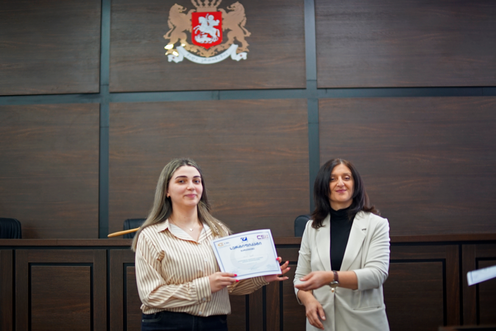 იმიტირებული სასამართლო პროცესი აბიტურიენტებისთვის - საავტორო უფლებების დარღვევასთან დაკავშირებით &bdquo;საავტორო უფლება და სატელევიზიო შესრულება&ldquo;